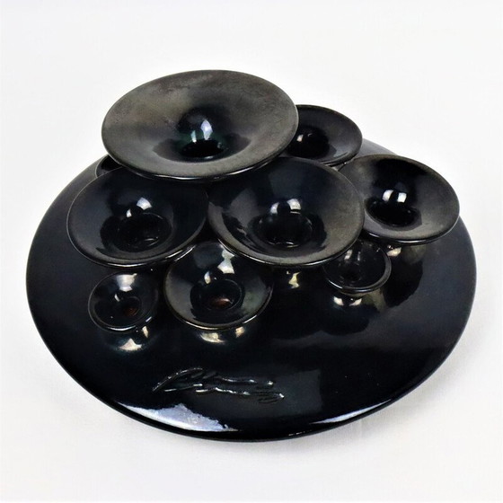 Image 1 of Vintage 9-Hals Keramik mit ausgestelltem Hals von Louis Giraud Vallauris, 1950