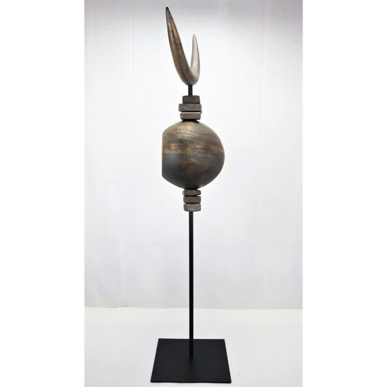 Image 1 of Vintage Totem Toro Skulptur von Dominique Pouchain