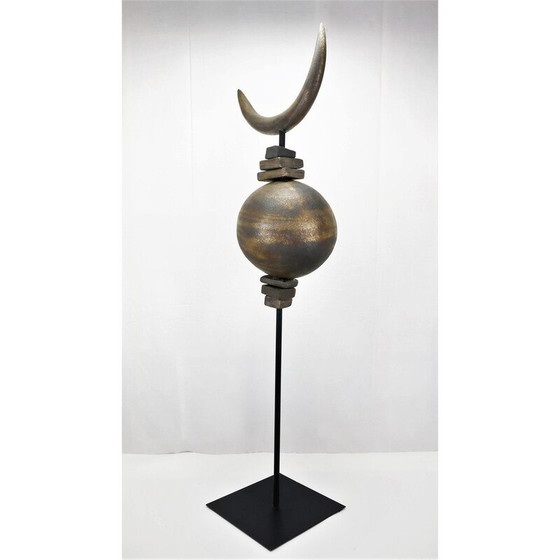 Image 1 of Vintage Totem Toro Skulptur von Dominique Pouchain