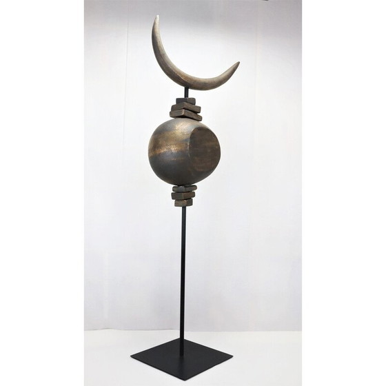 Image 1 of Vintage Totem Toro Skulptur von Dominique Pouchain