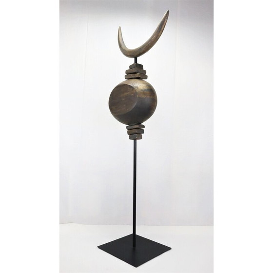 Image 1 of Vintage Totem Toro Skulptur von Dominique Pouchain