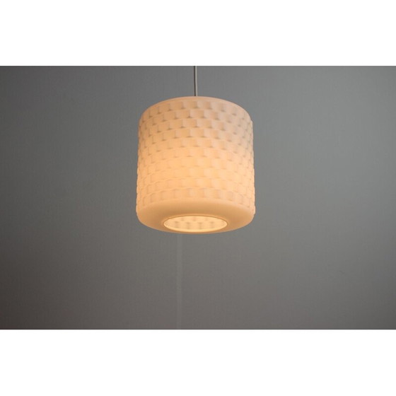 Image 1 of Vintage Hängeleuchte aus Metall und Glas, Tschechoslowakei 1969