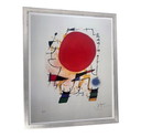 Original Lithographie Iii - Die rote Sonne - Joan Miró - 1972