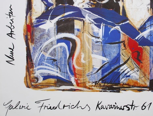 Barbara Schroeder Queue De Poisson - 1994 Ausstellungsplakat, 48 X 68 Cm