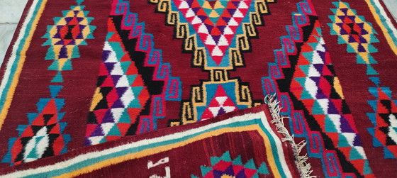 Image 1 of Kelim Berber Handgefertigter Teppich aus Naturwolle