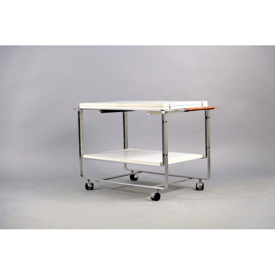 Image 1 of Servierwagen aus Eisen und Holz von Horst Brüning für Kill international, 1969