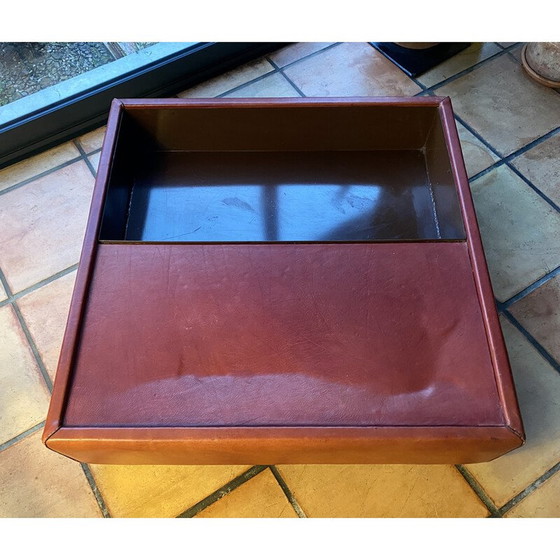 Image 1 of Vintage Couchtisch aus Leder für De sede, Schweiz