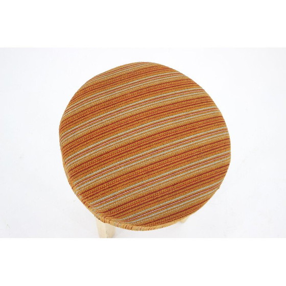 Image 1 of Vintage Holzhocker, Tschechoslowakei 1960er Jahre