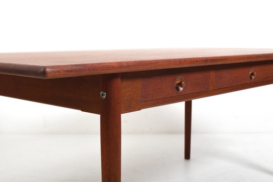 Image 1 of Seltener Hans J. Wegner Pp-312 Teakholz-Schreibtisch 1960S.