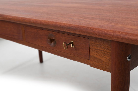 Image 1 of Seltener Hans J. Wegner Pp-312 Teakholz-Schreibtisch 1960S.