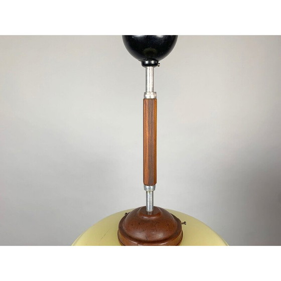 Image 1 of Handbemalter Glasanhänger im Art-Déco-Stil, 1930