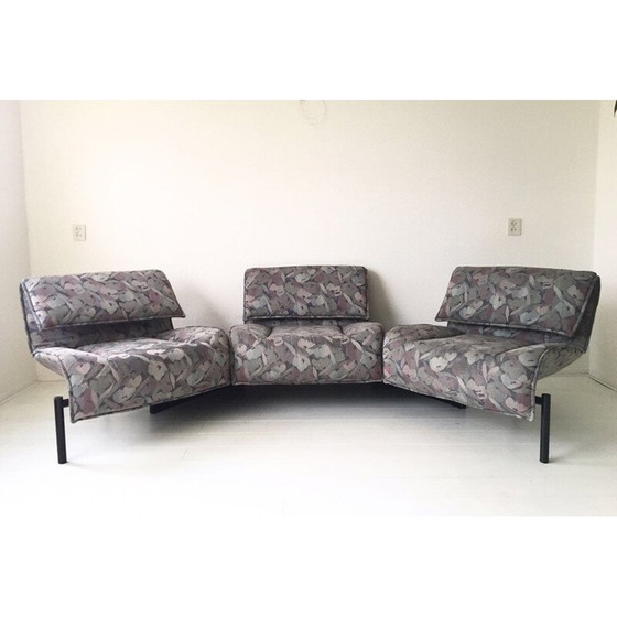 Image 1 of Vico Magistretti Pastellfarbenes Sofa "Veranda" für Cassina - 1980er Jahre