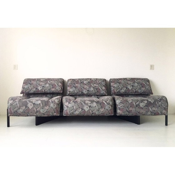 Image 1 of Vico Magistretti Pastellfarbenes Sofa "Veranda" für Cassina - 1980er Jahre