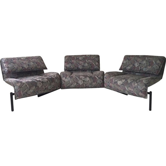 Image 1 of Vico Magistretti Pastellfarbenes Sofa "Veranda" für Cassina - 1980er Jahre