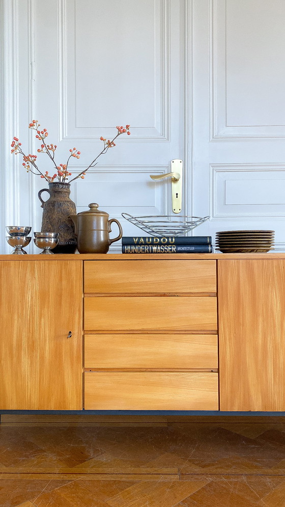 Image 1 of Schönes Sideboard aus hellem Holz aus den 1960er Jahren