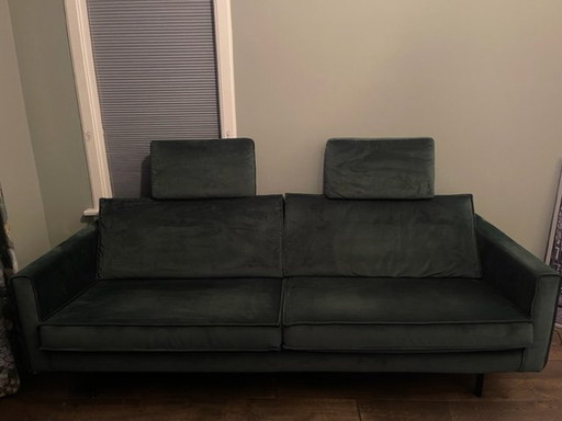 Sissy Boy Amsterdam Samt Grün 3-Sitzer Sofa