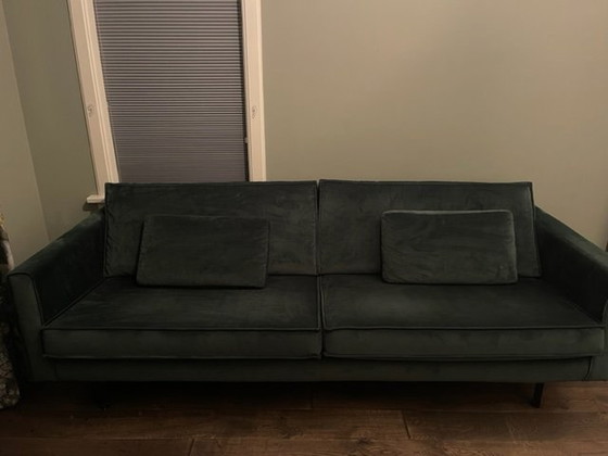 Image 1 of Sissy Boy Amsterdam Samt Grün 3-Sitzer Sofa