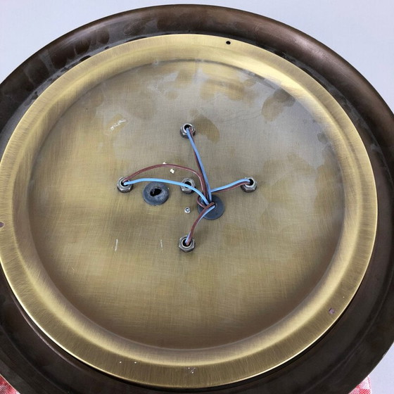 Image 1 of Wandleuchte aus Messing und Glas von Hillebrand Leuchten, Deutschland 1970