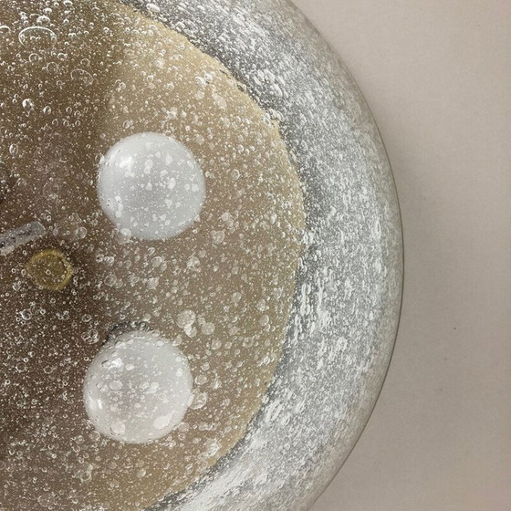 Image 1 of Wandleuchte aus Messing und Glas von Hillebrand Leuchten, Deutschland 1970