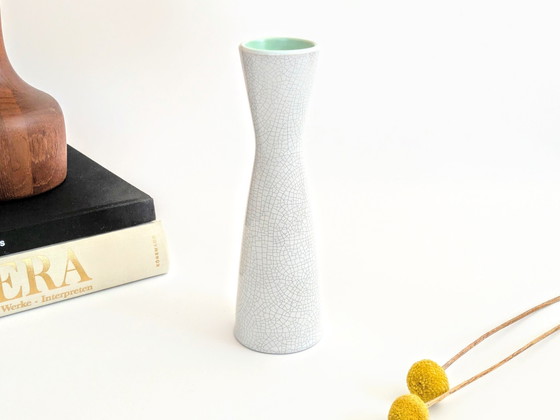 Image 1 of Keramikvase | Craquele-Glasur Marzi & Remi | Deutschland, 1960'S