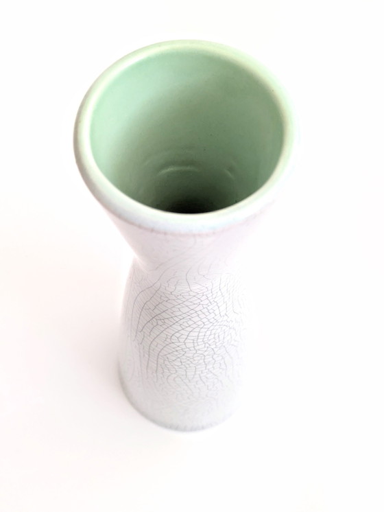 Image 1 of Keramikvase | Craquele-Glasur Marzi & Remi | Deutschland, 1960'S