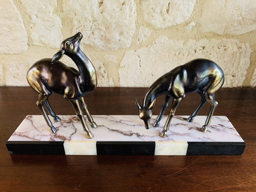 Vintage Hirsch-Skulptur, 1940'S