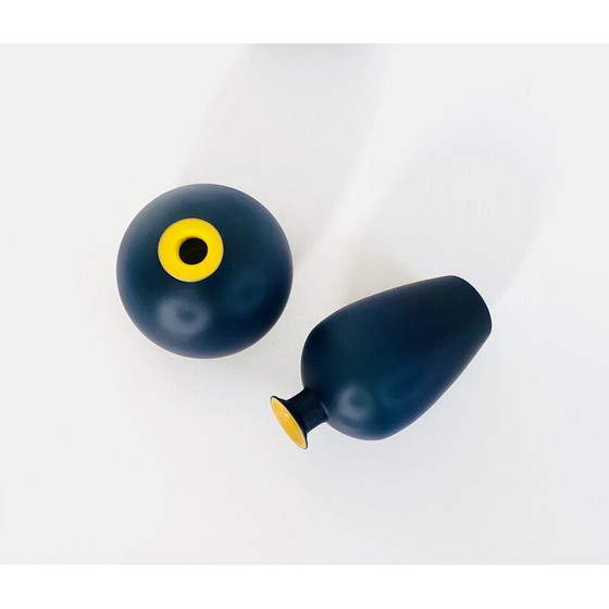 Image 1 of Vasen aus Vintage-Glas Murano, Italien 1970