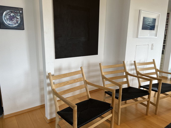 Image 1 of 3x Carl Hanson CH44 lounge chair