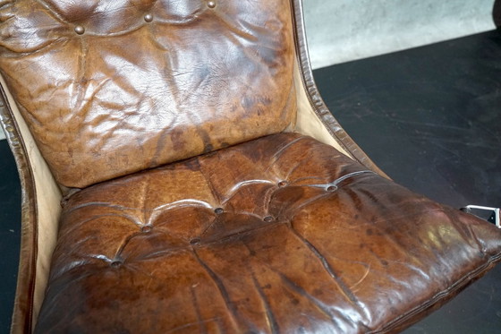 Image 1 of 2x Sigurd Ressell für Vatne Møbler Falcon Stühle und Fußhocker