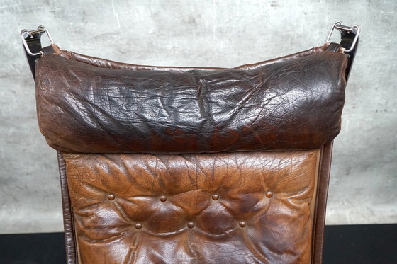 Image 1 of 2x Sigurd Ressell für Vatne Møbler Falcon Stühle und Fußhocker