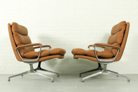 Image 1 of 2er-Set Paul Tuttle Lounge Chair 'Gamma' für Strässle, 1970er Jahre