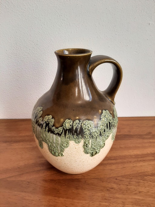 Westdeutschland Fettlava Vase Krug 71 25