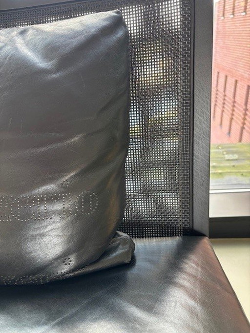 2 X Frigerio Giulia groß in schwarzem Lackleder