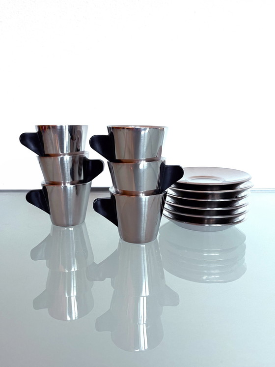 Image 1 of Satz von sechs Vintage Ikea Espressotassen