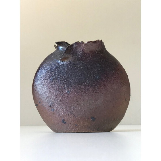 Image 1 of Vintage-Vase aus Steingut von Jean Paul Brunet, 1970