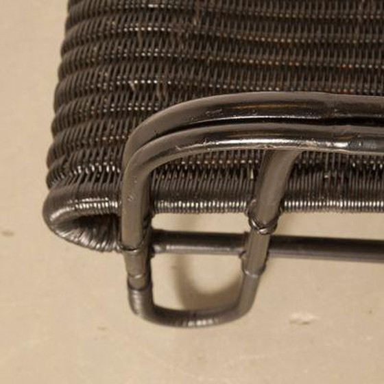 Image 1 of Sessel aus schwarzem Rattan