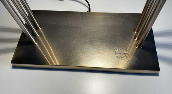 Image 1 of Art Deco Tischlampe aus Messing - Design Weltausstellung 1925 Paris (Marcel Breuer)