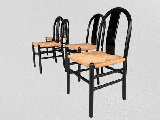 Image 1 of 12 Esszimmerstühle von Annig Sarian für Tisettanta