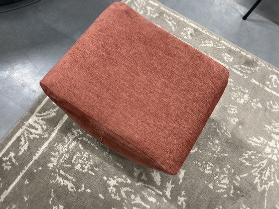 Image 1 of Label Zium Footstool Stoff Leder