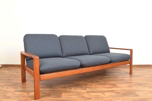 Mid Century Dänisches Teakholz Sofa, 1970S.