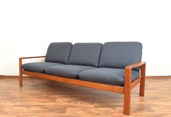 Image 1 of Mid Century Dänisches Teakholz Sofa, 1970S.