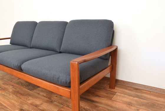 Image 1 of Mid Century Dänisches Teakholz Sofa, 1970S.