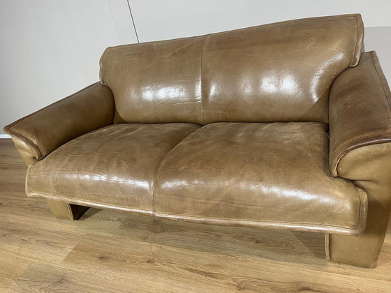 Image 1 of Leolux 760 Bulli - Vintage - 2-Sitzer Sofa - Leder - Design