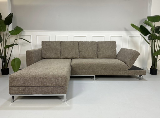 Brühl Fourtwo Designer Sofa Stoff Couch Schlafsofa Four Two Braun