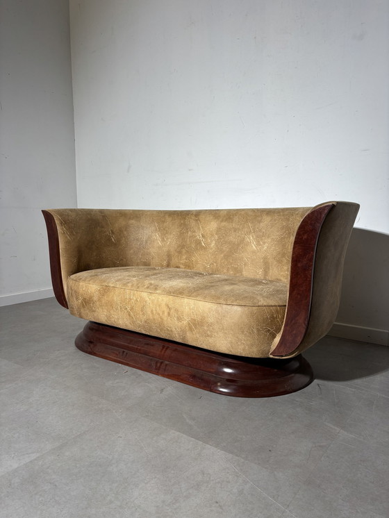 Image 1 of Art Deco Sofa - Hotel Le Malandre