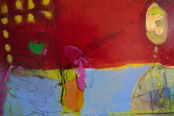 Image 1 of Maud Quadvlieg Die Klatschfabrik 4 Malerei