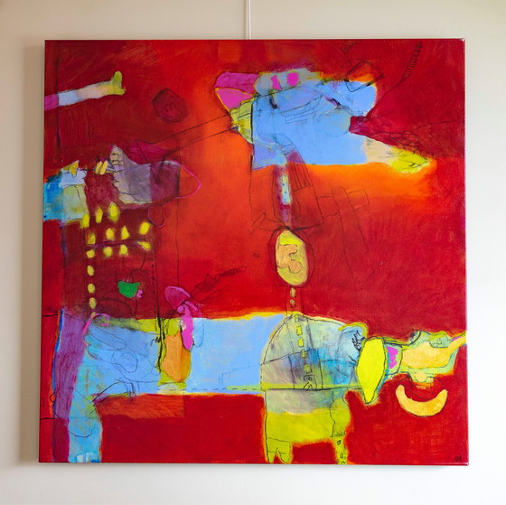 Image 1 of Maud Quadvlieg Die Klatschfabrik 4 Malerei