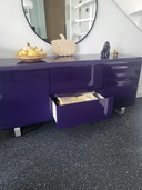 Sideboard Hochglanz Violett