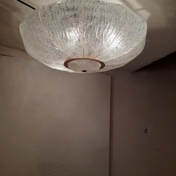 Image 1 of Deckenleuchte, Mid Century Modern, Art Deco, Muranoglas, Flush Mount, Barovier I Tosso, Royal, Vintage Beleuchtung, Selten