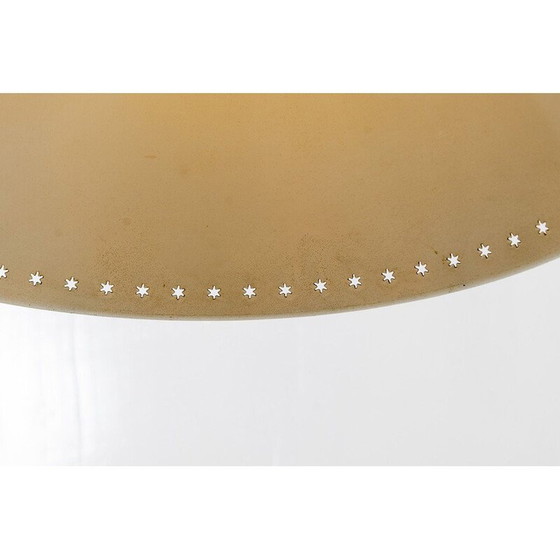 Image 1 of Vintage Kegle Messing Pendelleuchte von Bent Karlby für Lyfa